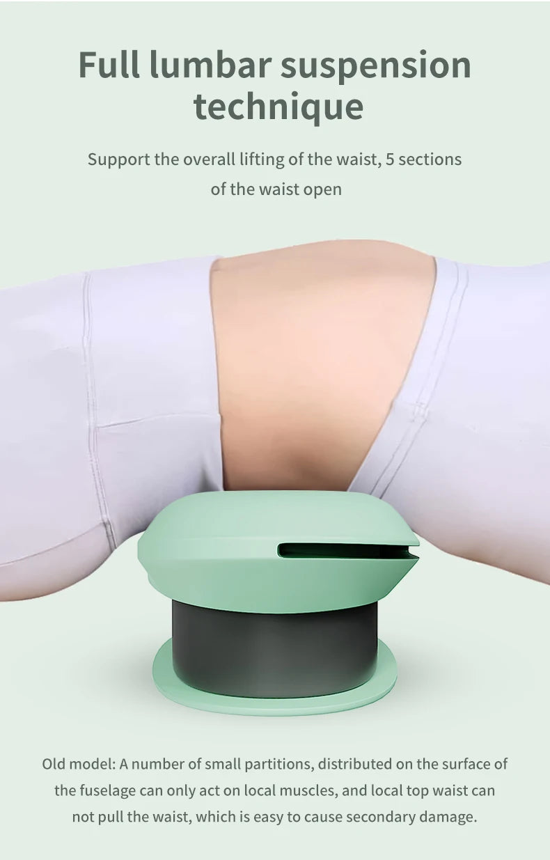 Lunvail™ FlexiBack 3-in-1 Lumbar Massager – Smart Back Pillow with Warming, Air Support & Gentle Vibration