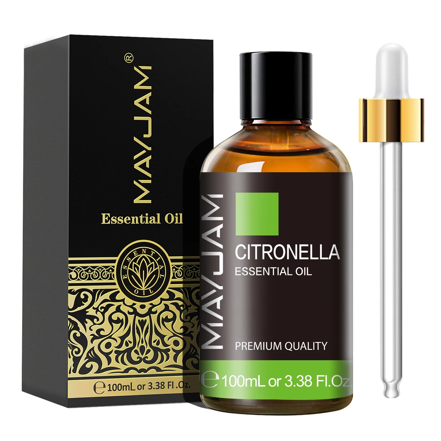 🌿 Mayjam ™ 100 ml ren æterisk olie - premium aromaterapi til diffusorer, luftfugtere og mere