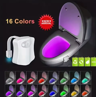 ZK30 Smart Motion Sensor Toalet Night Light - 8/16 Color LED podsvícení