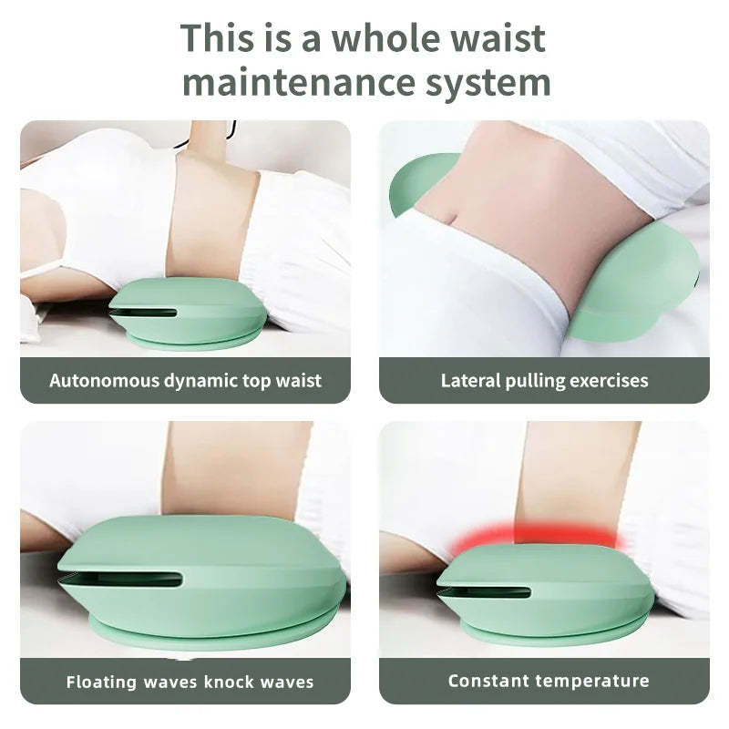Lunvail™ FlexiBack 3-in-1 Lumbar Massager – Smart Back Pillow with Warming, Air Support & Gentle Vibration
