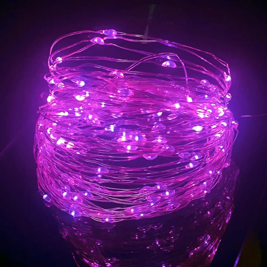 <tc>Lunvail</tc> ™ USB LED Fairy String Lights - 8 režimů | Indoor & Outdoor Decor | Více barev a délek