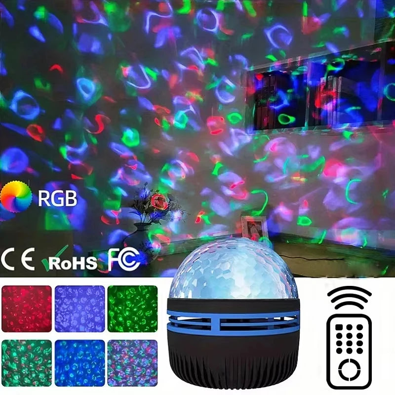 🌌 Multiefektový LED projektor – Rozsviťte svůj vesmír