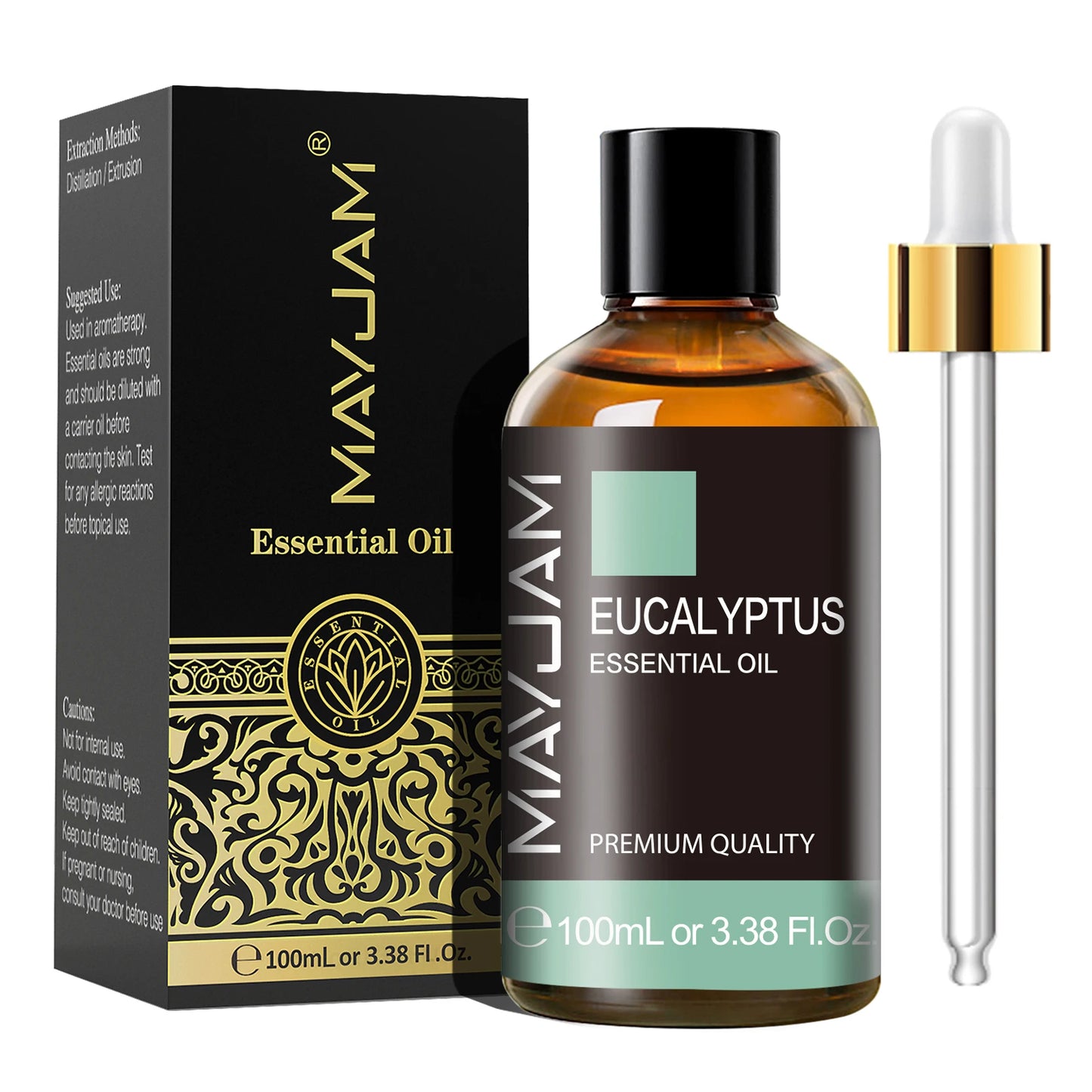 🌿 Mayjam ™ 100 ml ren æterisk olie - premium aromaterapi til diffusorer, luftfugtere og mere