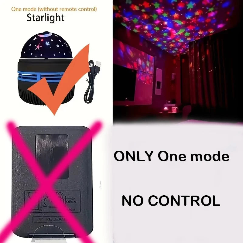 🌌 Multiefektový LED projektor – Rozsviťte svůj vesmír
