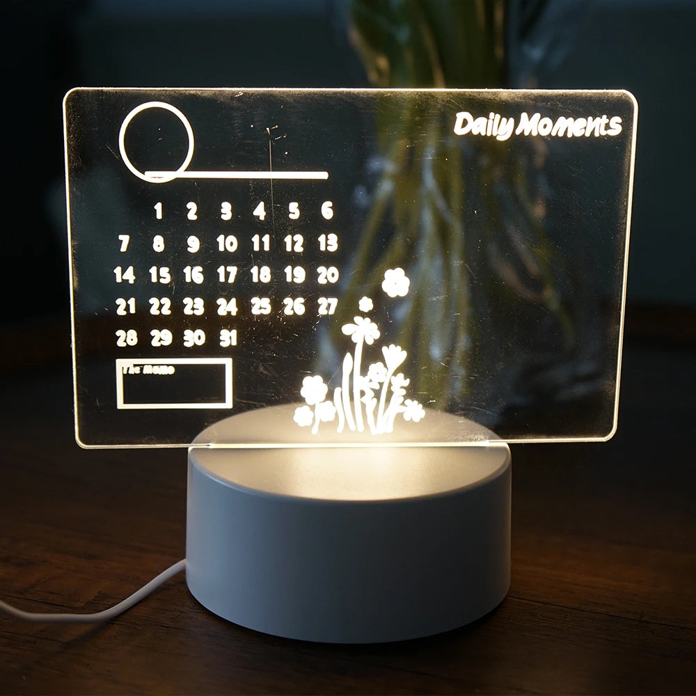 📝 Kreativní LED noční světlo na nástěnku – pište, svíťte a užívejte si!