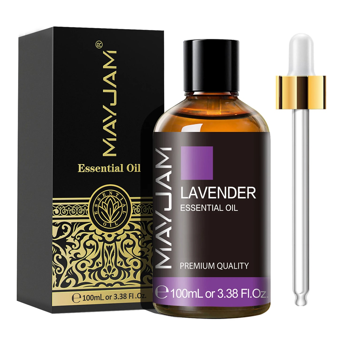 🌿 Mayjam ™ 100 ml ren æterisk olie - premium aromaterapi til diffusorer, luftfugtere og mere