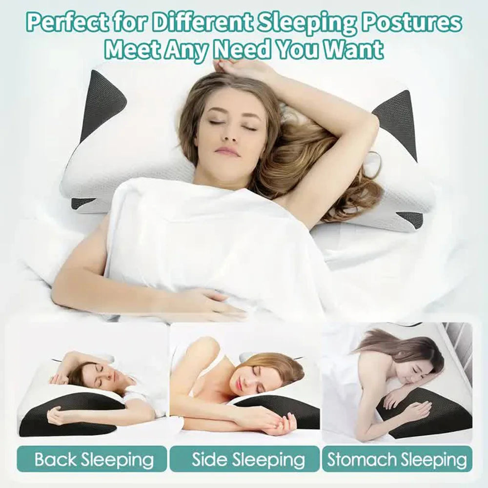 🦋 Almohada cervical con memoria Butterfly Sleep