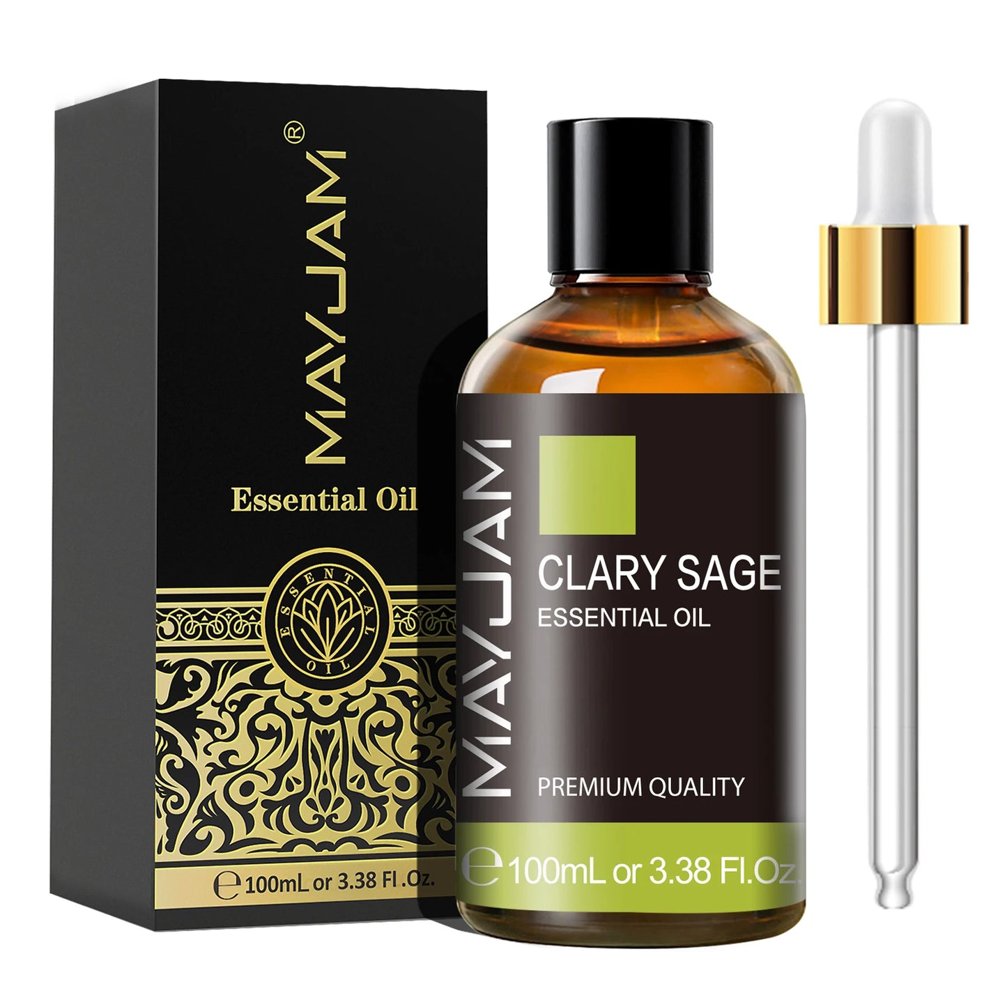 🌿 Mayjam ™ 100 ml ren æterisk olie - premium aromaterapi til diffusorer, luftfugtere og mere