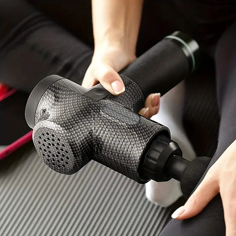 Lunvail™ 30-Level Deep Tissue Electric Massage Gun – Percussion Massager for Full-Body Muscle Relief
