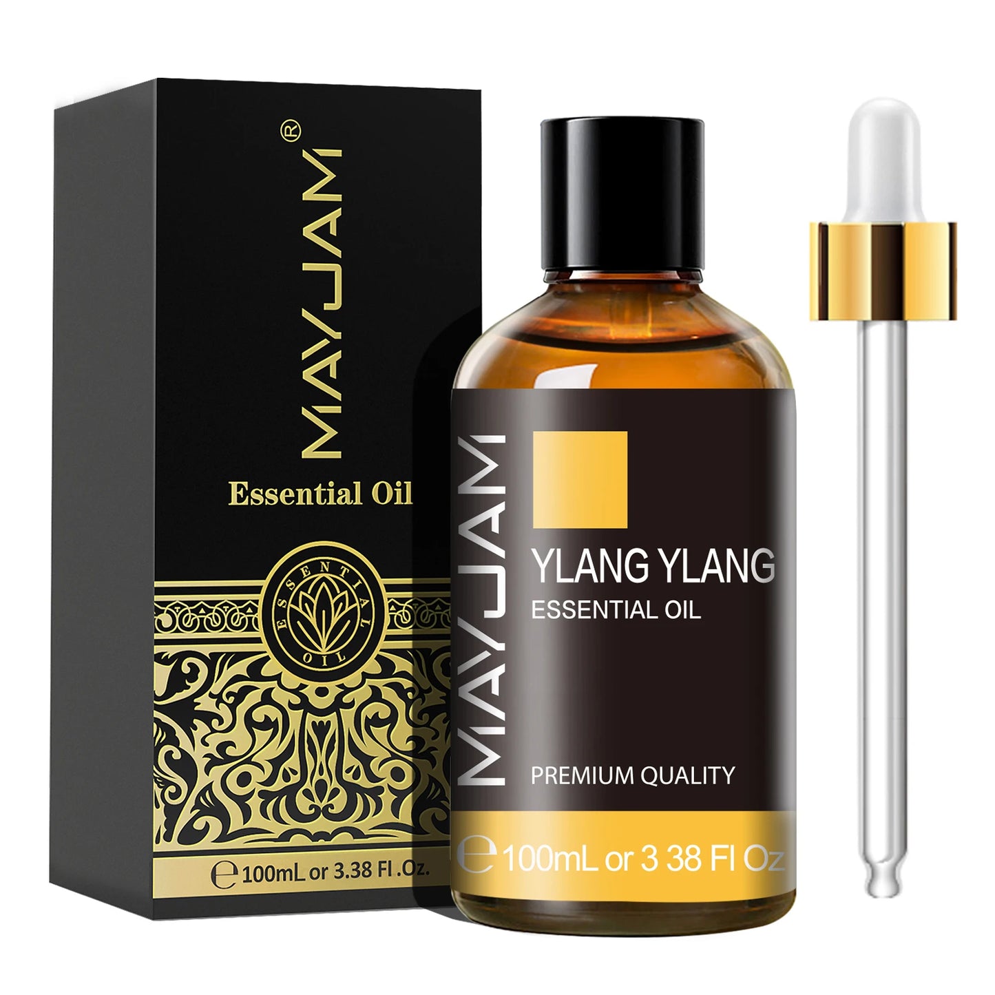 🌿 Mayjam ™ 100 ml ren æterisk olie - premium aromaterapi til diffusorer, luftfugtere og mere
