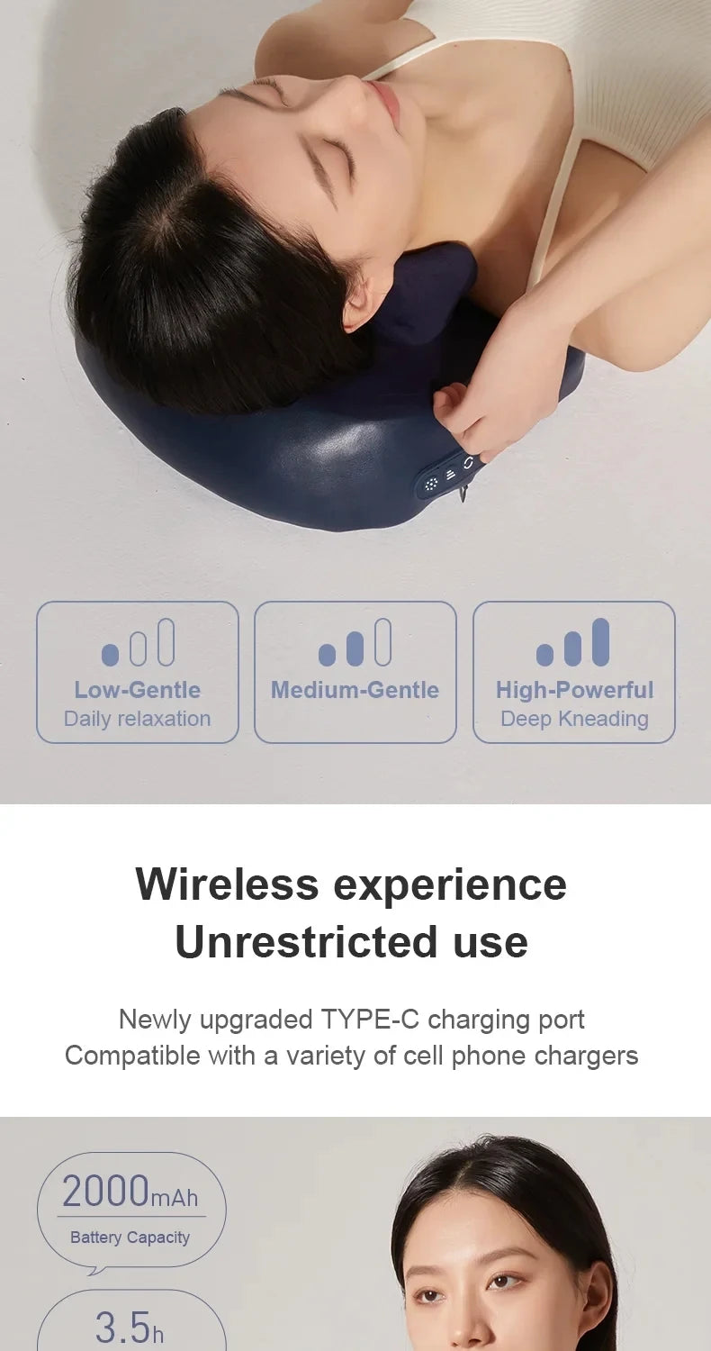 🔹 Lunvail™ Trapezius Electric Massage Pillow