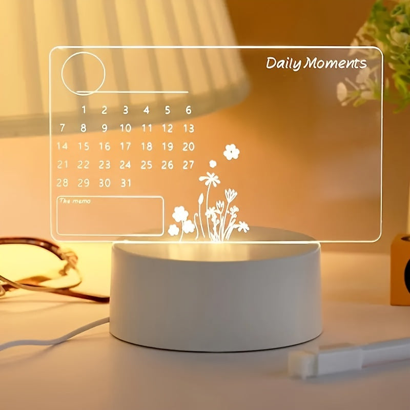📝 Kreativní LED noční světlo na nástěnku – pište, svíťte a užívejte si!