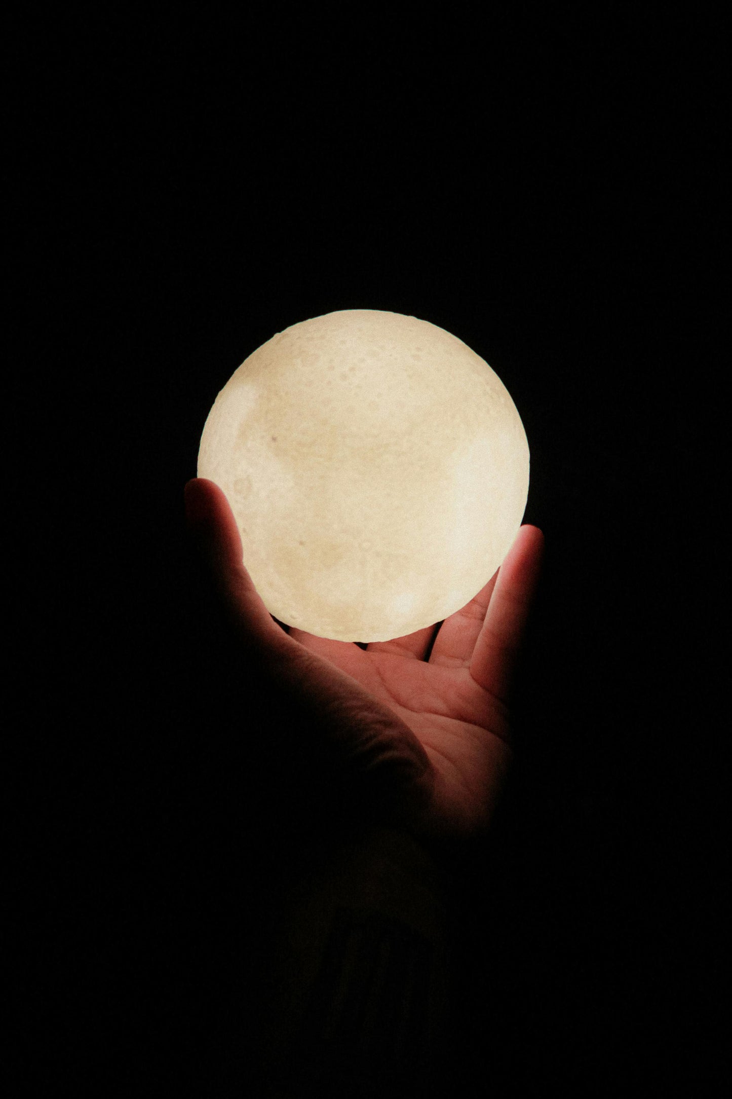 Mini Moon Night Light - 3D Printed LED Lamp