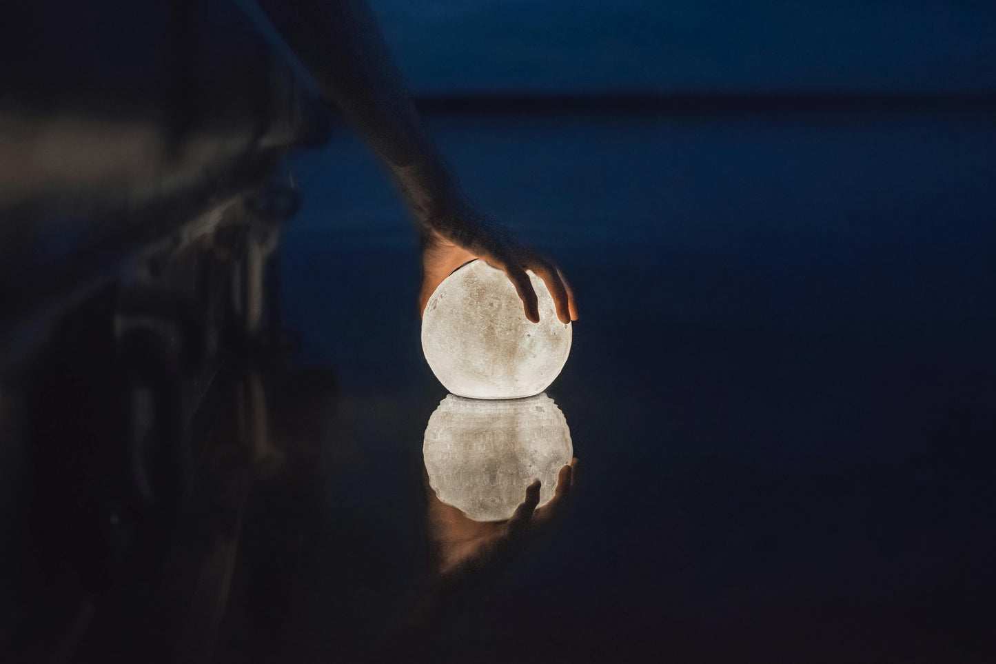 Mini Moon Night Light - 3D Printed LED Lamp