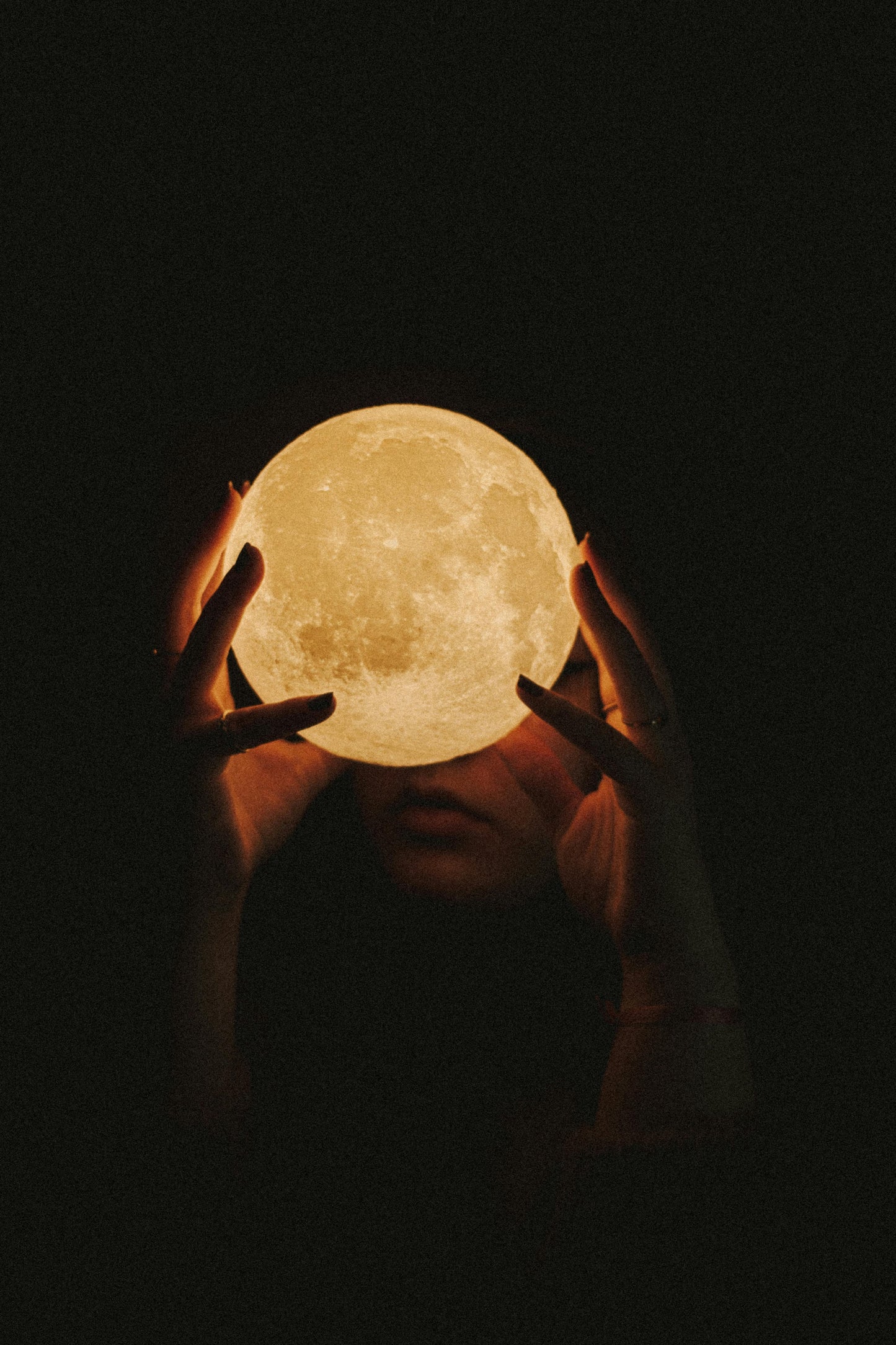 Mini Moon Night Light - 3D Printed LED Lamp