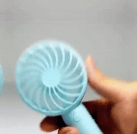 Mini bærbar håndholdt fan - USB genopladelig og stille kølekammerat