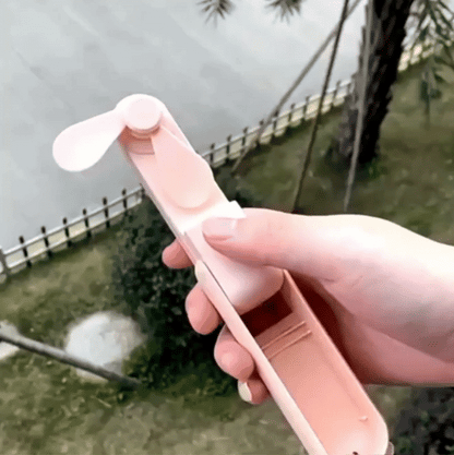 Lunvail ™ bærbar mini USB genopladelig håndholdt fan-3-trins, sammenfoldelig og rejse-klar
