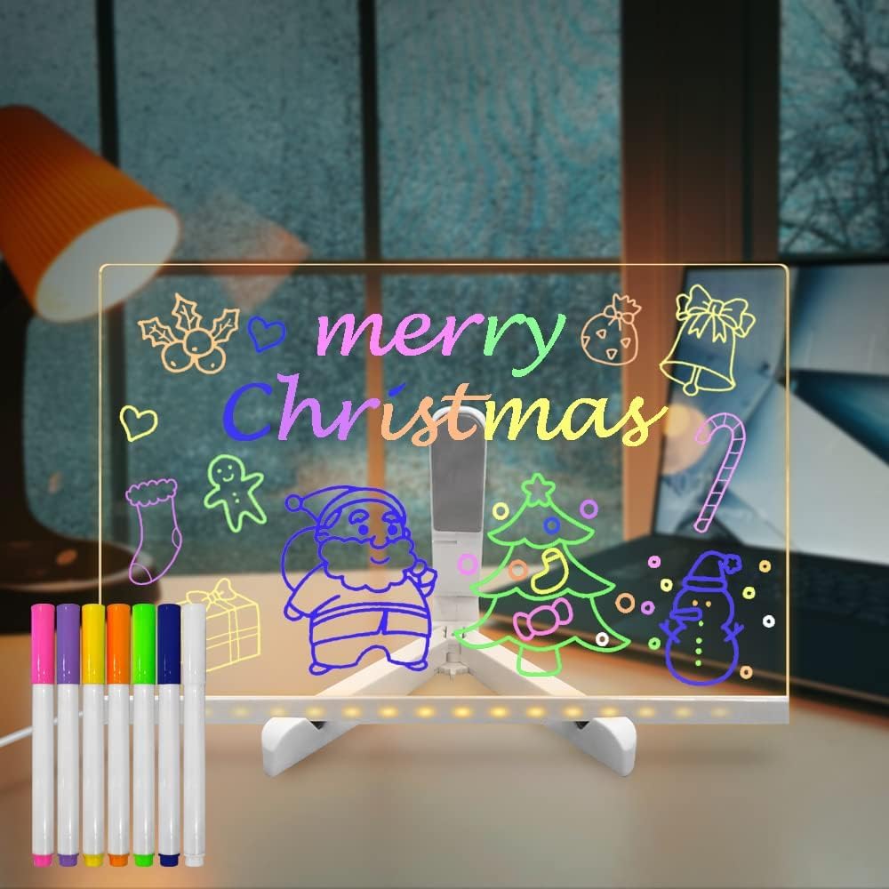 🖍️ DIY LED アクリル メッセージ ボード ナイト ライト – 楽しく、クリエイティブで、カスタマイズ可能!