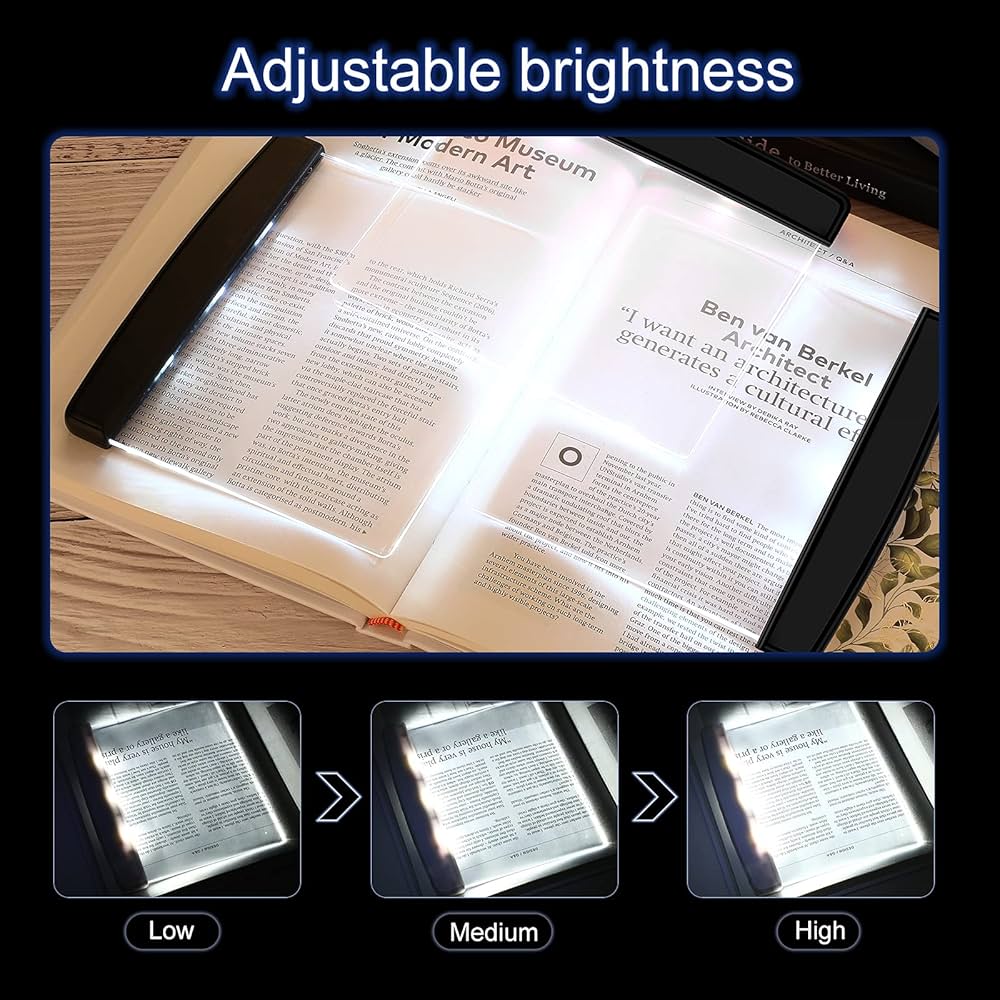 📖 LED ploché panelové noční vidění na čtení