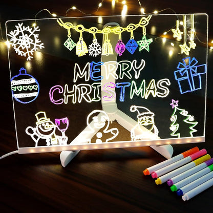 🖍️ DIY LED アクリル メッセージ ボード ナイト ライト – 楽しく、クリエイティブで、カスタマイズ可能!