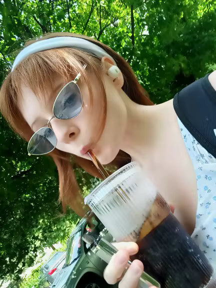 600 ml randglas kaffekopp med lock & halm - transparent återanvändbar iskaffe och juice tumlare