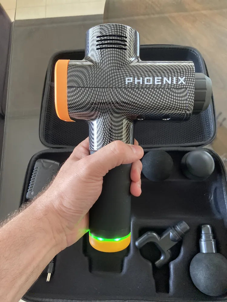 Phoenix اسلحه ماساژ بافت عمیق A2 - ویبراتور آرامش عضله دستی قابل حمل