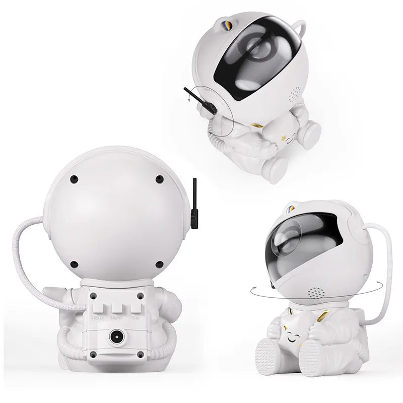 🌌 Lunvail ™ Astronaut Galaxy Star Projector-Space-tema nattljus för barn och vuxna