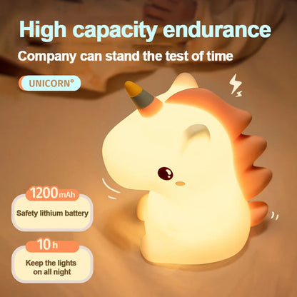 🦄 ユニコーンシリコンLEDナイトライト