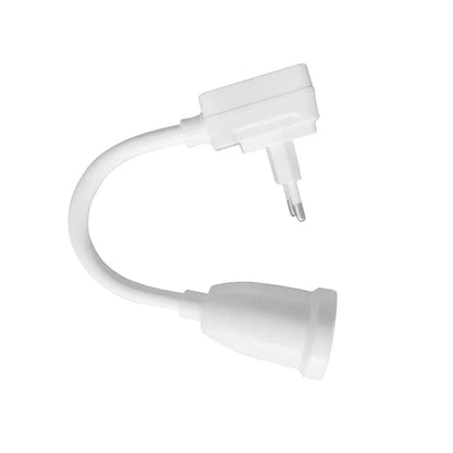 E27 Plug-in LED Light Socket dengan Switch-360 ° Pemegang lampu berputar untuk Penggunaan Dinding & Outlet | Palam EU/AS