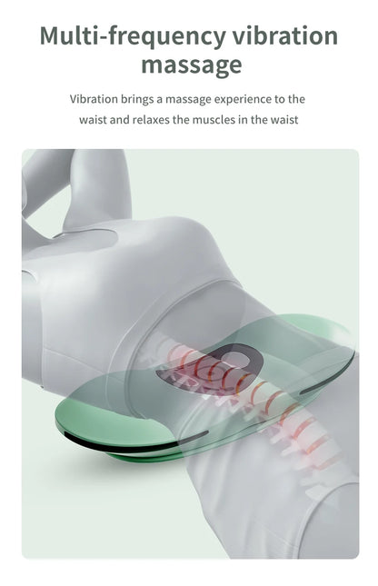 <tc>Lunvail</tc>™ FlexiBack 3-in-1 Lumbaal Massager – Slim Rugkussen met Verwarming, Luchtondersteuning en Zachte Trillingen