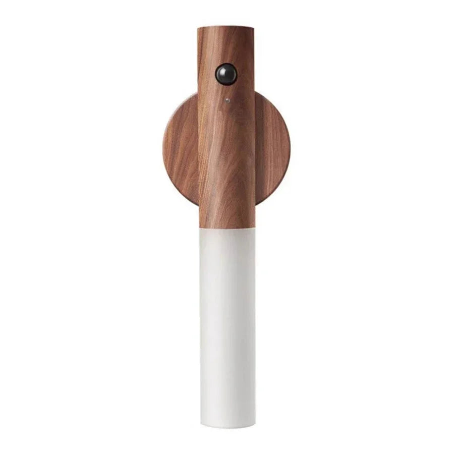 <tc><tc>Lunvail</tc></tc>™ Luce notturna a LED con sensore di movimento – Lampada da parete bianca calda, ricaricabile e magnetica per camera da letto, scale e corridoi