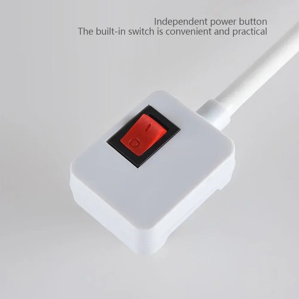 E27 Plug-in LED Light Socket dengan Switch-360 ° Pemegang lampu berputar untuk Penggunaan Dinding & Outlet | Palam EU/AS