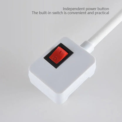 E27 Plug-in LED Light Socket dengan Switch-360 ° Pemegang lampu berputar untuk Penggunaan Dinding & Outlet | Palam EU/AS