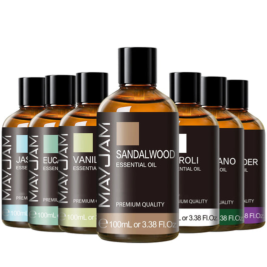 🌿 Mayjam ™ 100 ml ren æterisk olie - premium aromaterapi til diffusorer, luftfugtere og mere