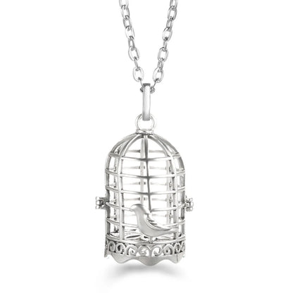 Russia Tradition Chime Exquisite Angel Wings Caller Necklace Essential Oil Diffuser Pregnant Woman Aromatherapy Pendant Jewelry