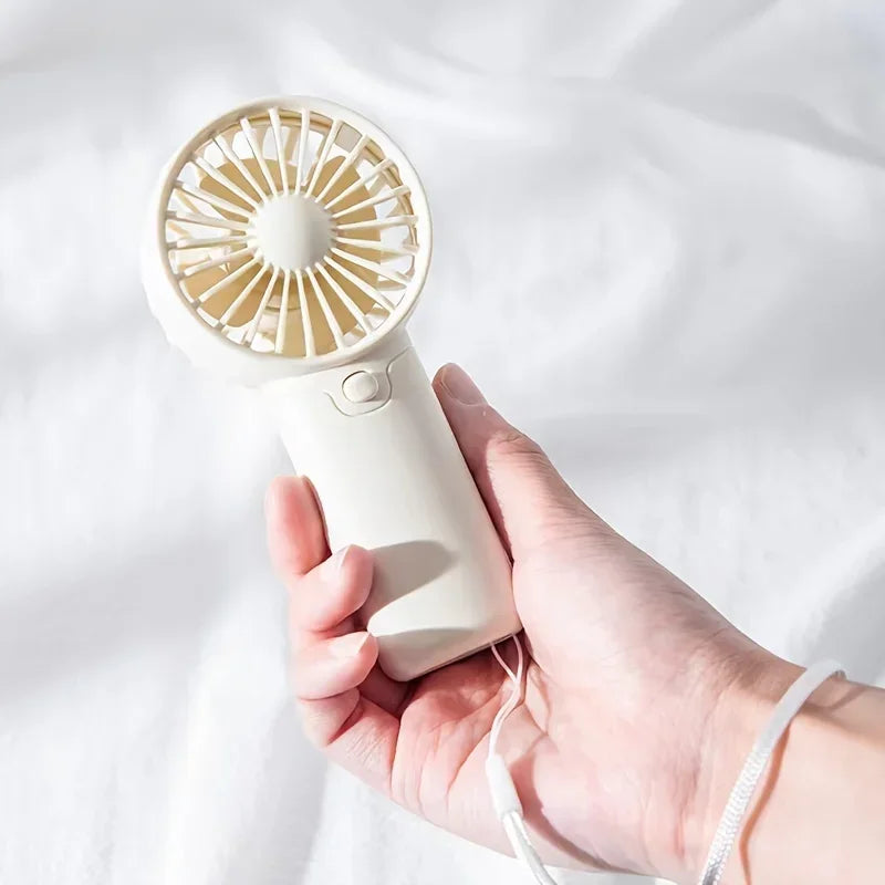 Fan gleoite Mini Fan Iniompartha Bán -Handeld Fan Lightweight Póca Fan Fan Fan Fan Leictreach Torann Beag Le haghaidh Bronntanas Mac Léinn Fan Allamuigh 2025 2025