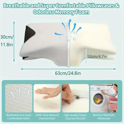 🦋 بالش گردنی حافظه دار مدل پروانه ای
