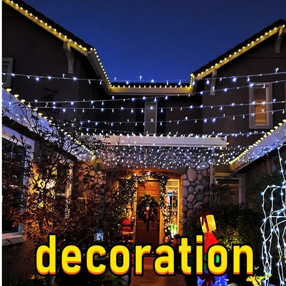<tc><tc>Lunvail</tc></tc>™ USB LED-lichtsnoer met 8 standen | Decoratie voor binnen en buiten | Verschillende kleuren en lengtes