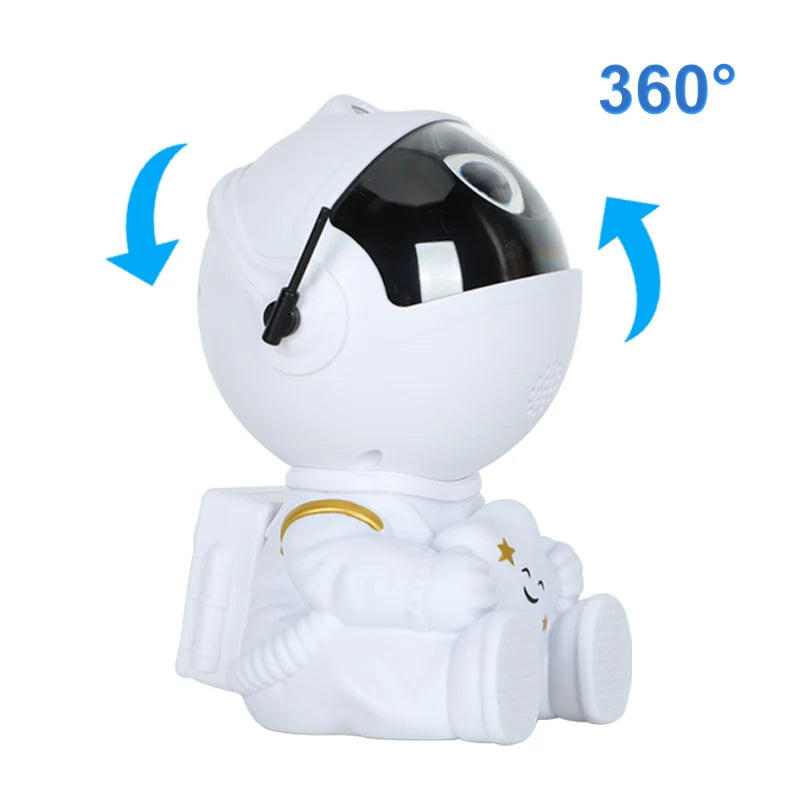 🌌 Lunvail ™ Astronaut Galaxy Star Projector-Space-tema nattljus för barn och vuxna