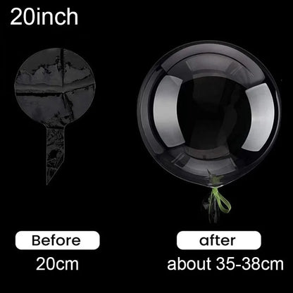 🎈 <tc>Lunvail</tc>™ 透明BOBOバルーン – 透明バブルバルーン10個（8～24インチ）
