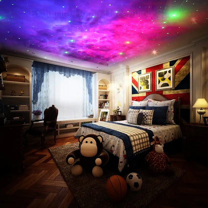 🌌 Lunvail ™ Astronaut Galaxy Star Projector-Space-tema nattljus för barn och vuxna