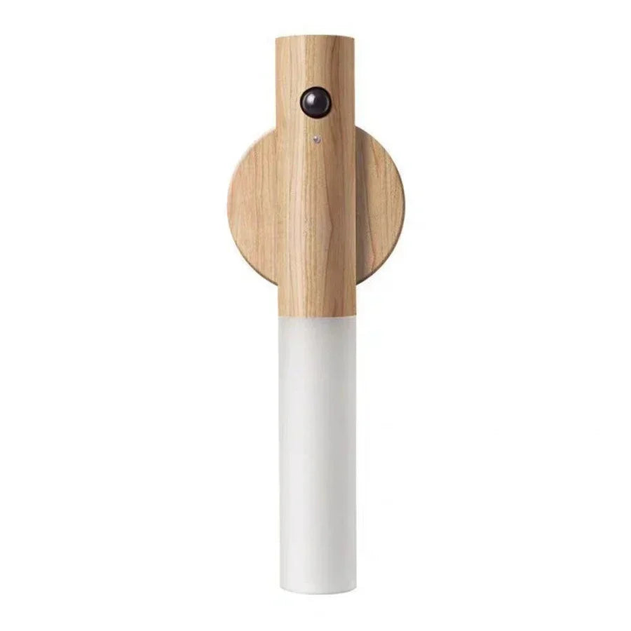 <tc><tc>Lunvail</tc></tc>™ Luce notturna a LED con sensore di movimento – Lampada da parete bianca calda, ricaricabile e magnetica per camera da letto, scale e corridoi