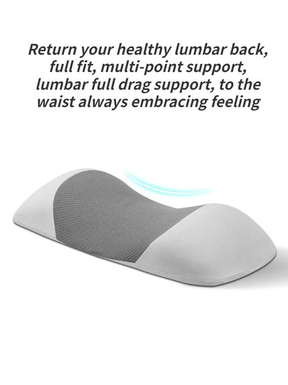 <tc><tc>Lunvail</tc></tc>™ Almohada lumbar para dormir CloudRest: soporte ergonómico de espuma viscoelástica para mayor comodidad en la espalda y la cintura