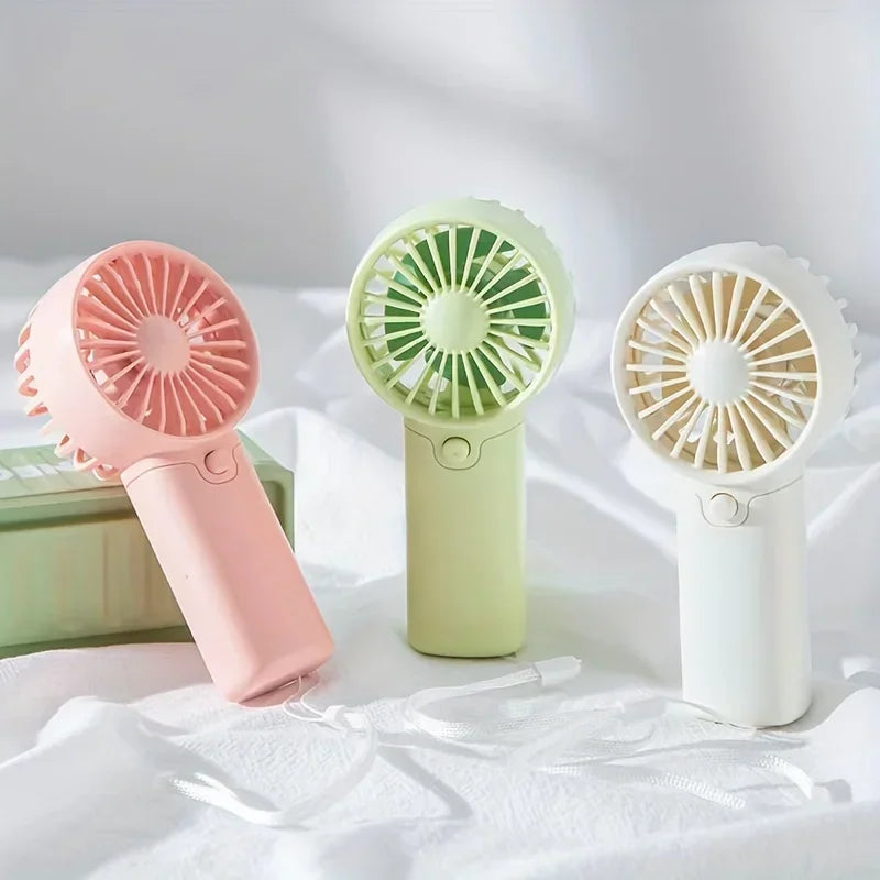 Fan gleoite Mini Fan Iniompartha Bán -Handeld Fan Lightweight Póca Fan Fan Fan Fan Leictreach Torann Beag Le haghaidh Bronntanas Mac Léinn Fan Allamuigh 2025 2025