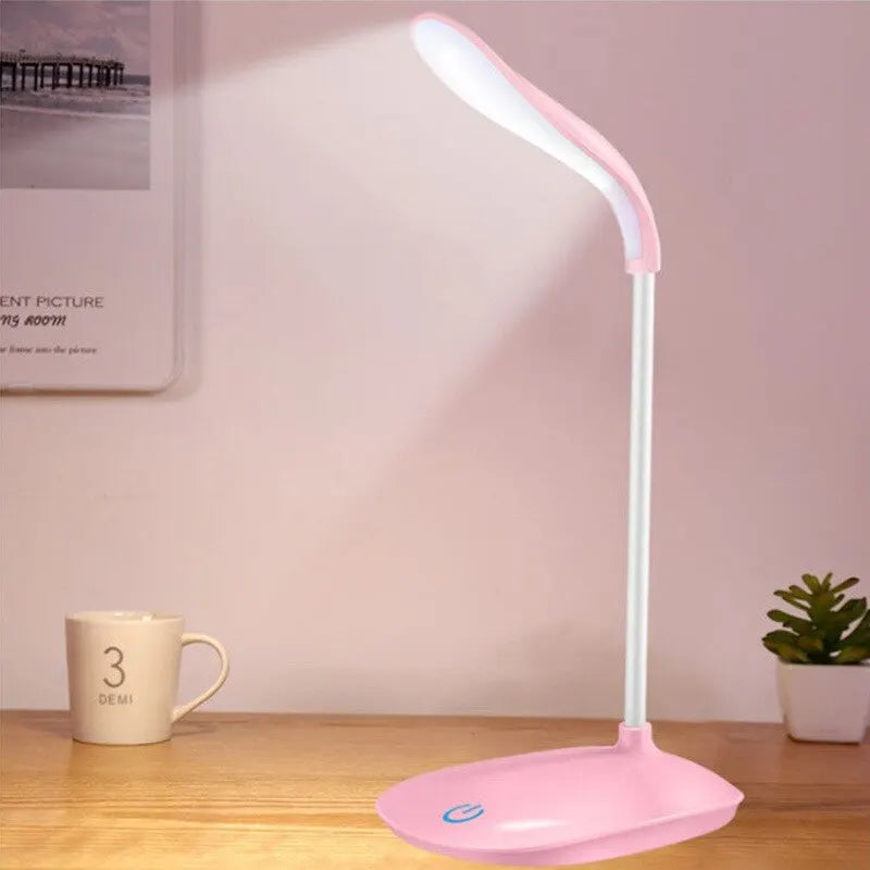 USB شحن LED LED مصباح - اللمس خافتة مكتب مع حماية العين و 3 مستويات السطوع للمساكن وغرف النوم ومناطق الدراسة