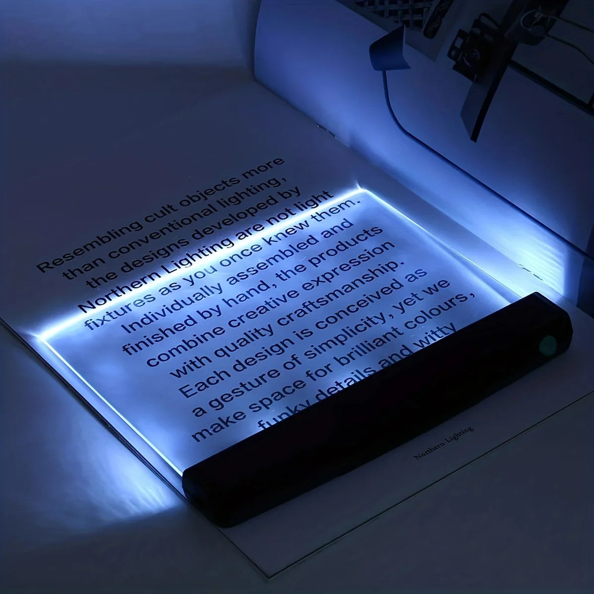 📖 LED ploché panelové noční vidění na čtení