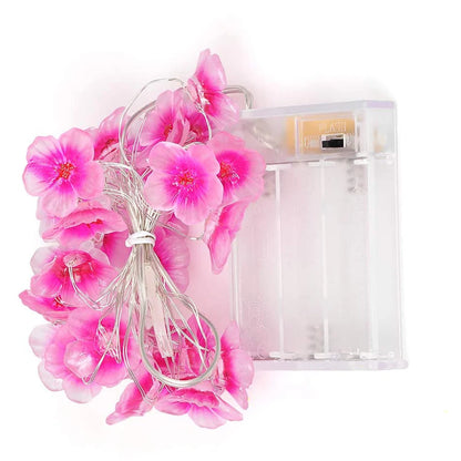 <tc>Lunvail</tc>™ 3M/2M ピンク チェリーブロッサム LED フェアリーライト – USB &amp; 電池式ストリングライト (20/30 LED)