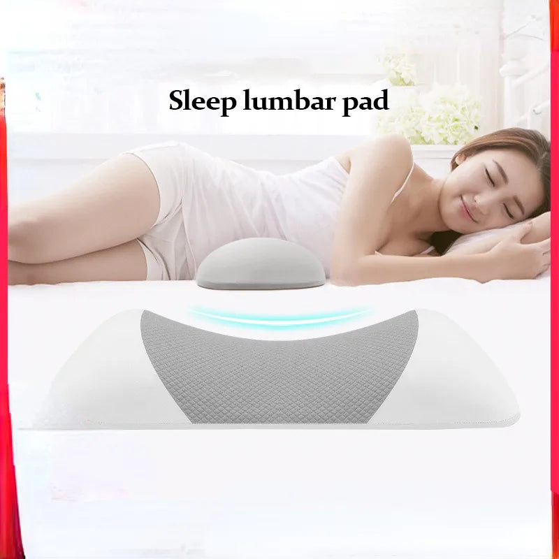 <tc><tc>Lunvail</tc></tc>™ Almohada lumbar para dormir CloudRest: soporte ergonómico de espuma viscoelástica para mayor comodidad en la espalda y la cintura