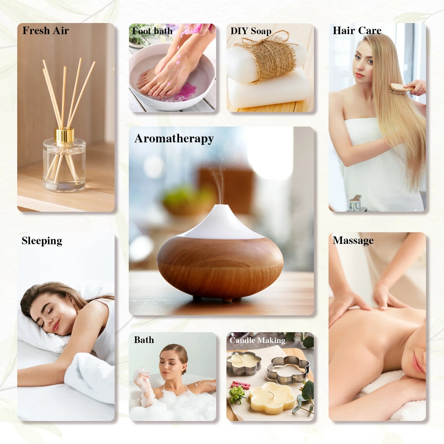 🌿 MayJam ™ 100 ml Pure Essential Oil - Premium Aromaterapy för diffusorer, luftfuktare och mer