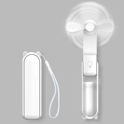 Lunvail ™ bærbar mini USB genopladelig håndholdt fan-3-trins, sammenfoldelig og rejse-klar